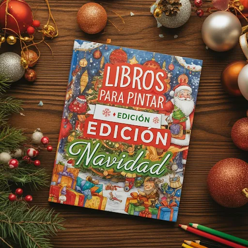 Libros para pintar Edicion navidad